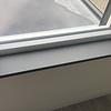 Sample betonlook grijs - kwartscomposiet - gezoet (mat) - 2 cm dik - op maat - materiaal proefstuk / monster mat grijze beton imitatie van quarts / quartz composiet