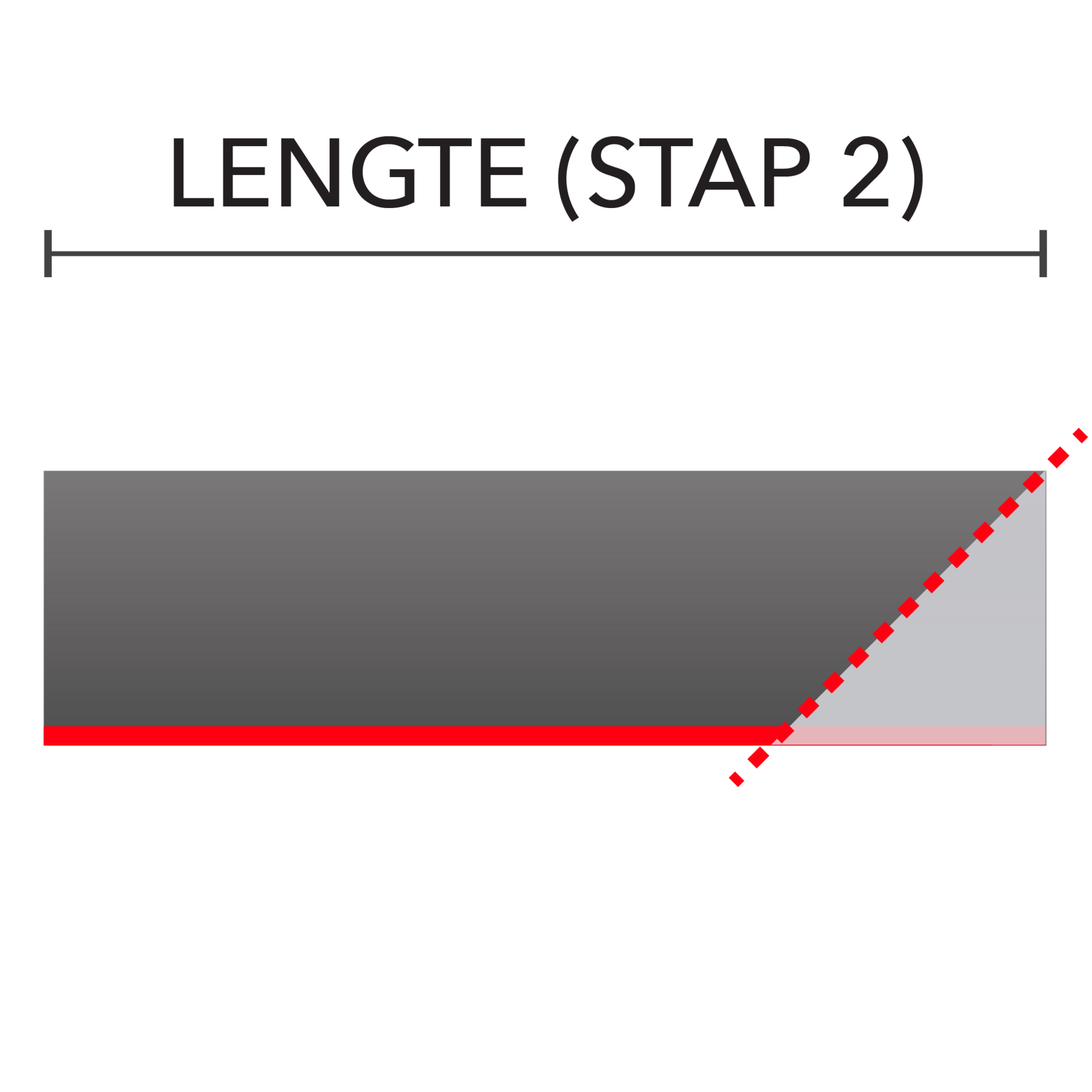 Verstek rechts (buiten)