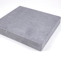 Paalmuts vlak - Belgisch hardsteen - geschuurd (mat) - 6 cm