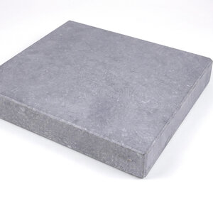 Paalmuts vlak - Belgisch hardsteen - geschuurd (mat) - 6 cm