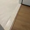 Dorpel binnendeur marmerlook crème - kwartscomposiet - gezoet (mat) - 2 cm dik - op maat - matte taj mahal imitatie van quarts / quartz composiet
