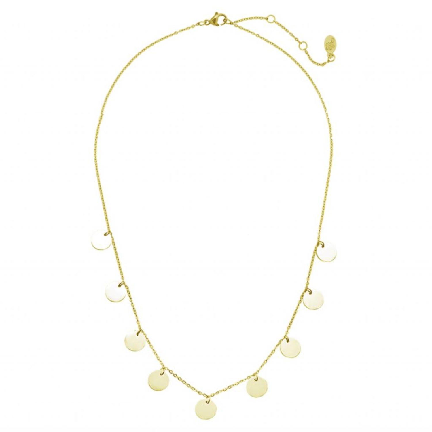 Catena Onschuldig koel Hello My Love | Accessoires | Gold Circle Of Trust Necklace - Hello My Love