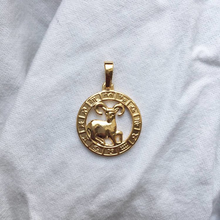 45 cm / Gold Celestial Charm Necklace