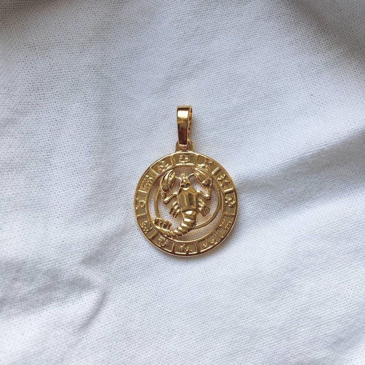 45 cm / Gold Celestial Charm Necklace