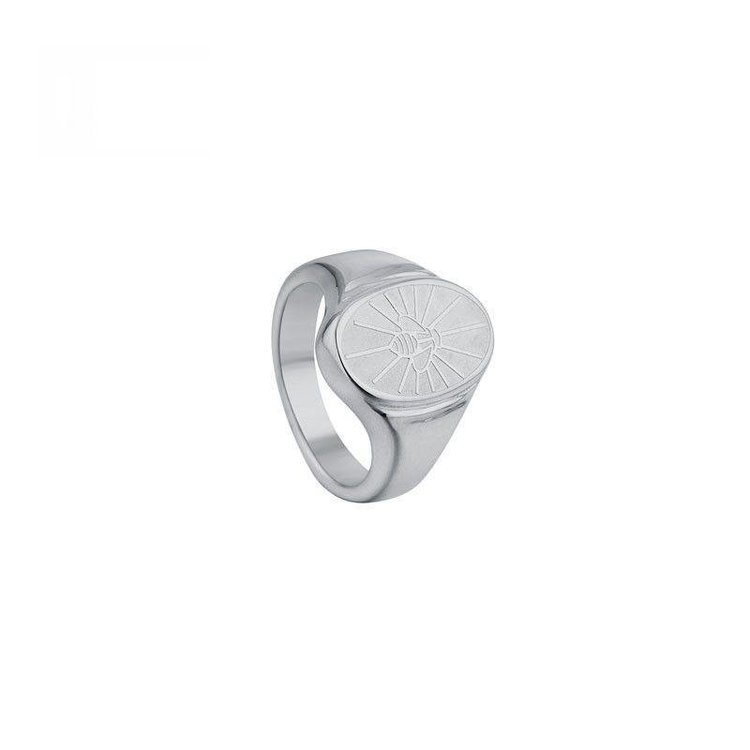 Silver Bee Signet Ring