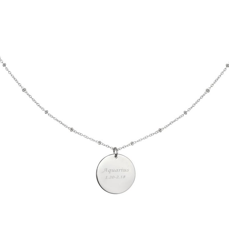 Silver Sign Of The Zodiac Necklace