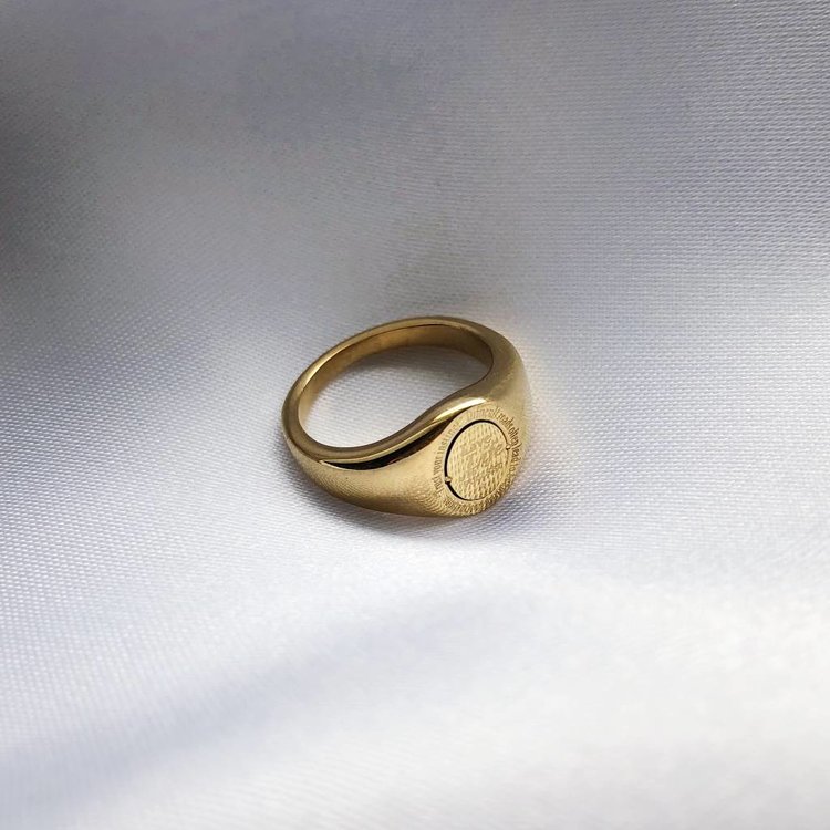 Gold The Life Signet Ring