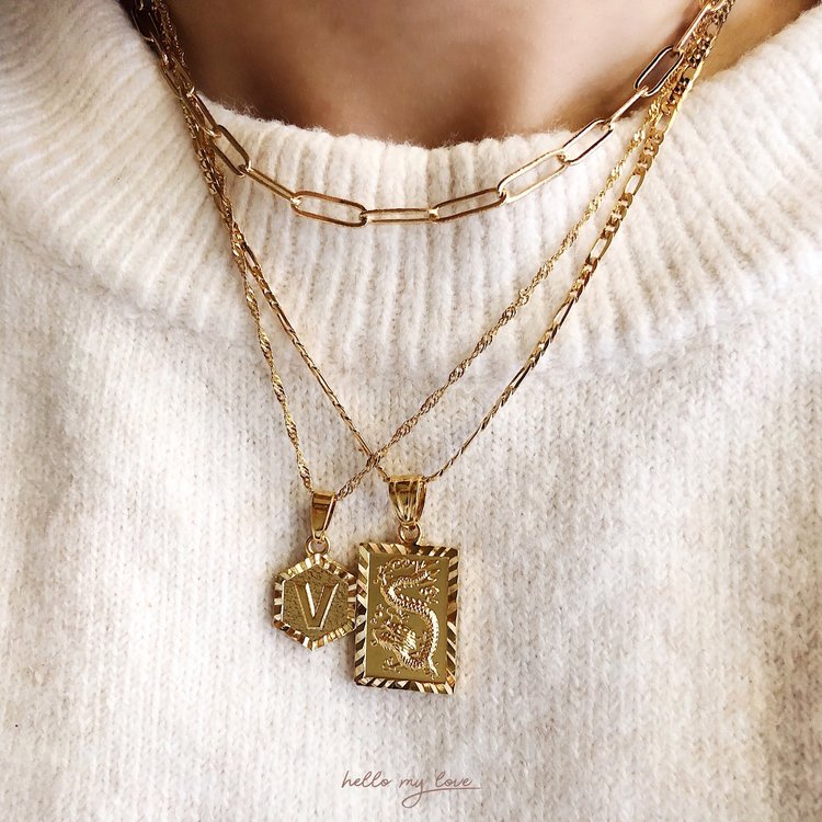 Gold Dainty Chain Necklace