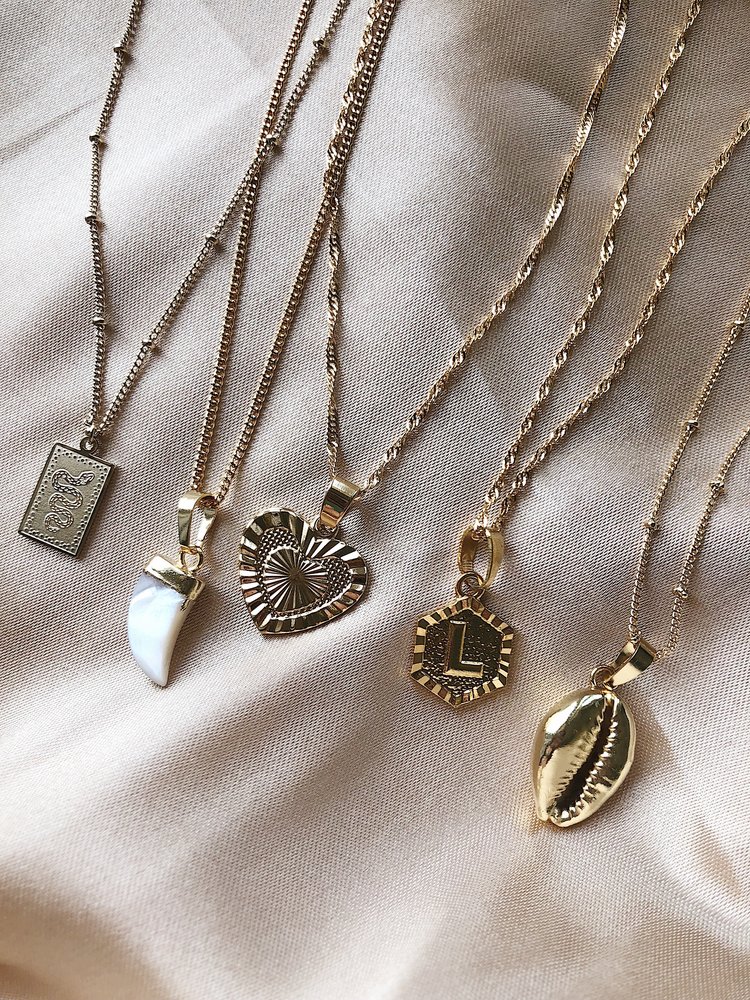 Gold Hearts To Break Necklace