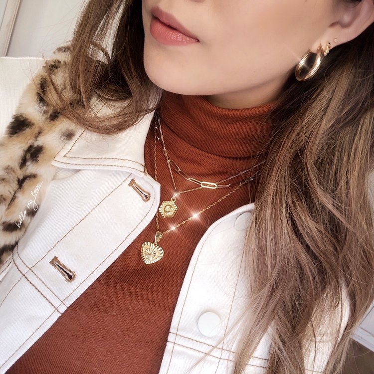 Gold Stella Hoop Earrings