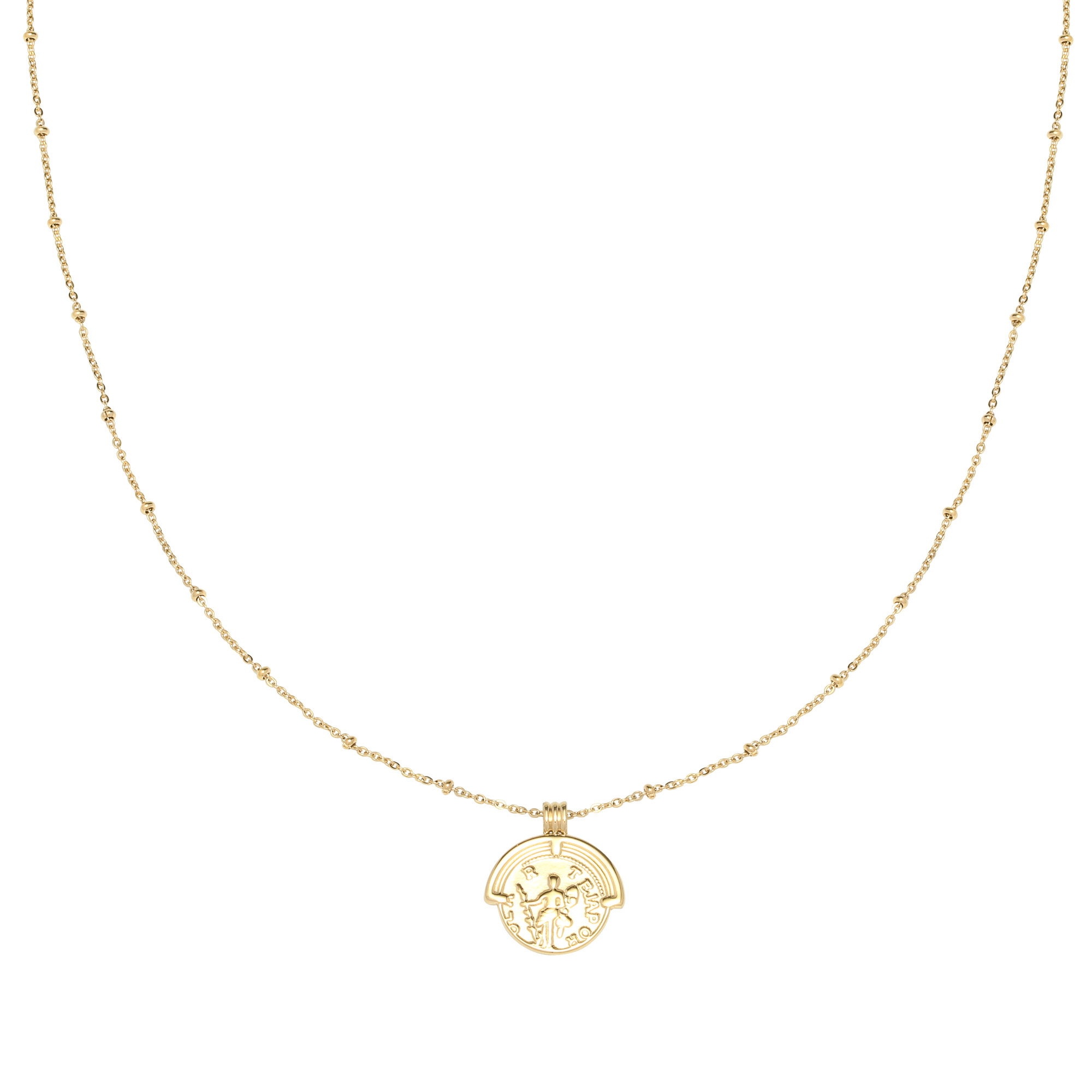 Gold Estee Coin Necklace - Hello My Love