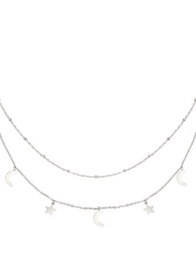 Silver Beyond The Stars Necklace