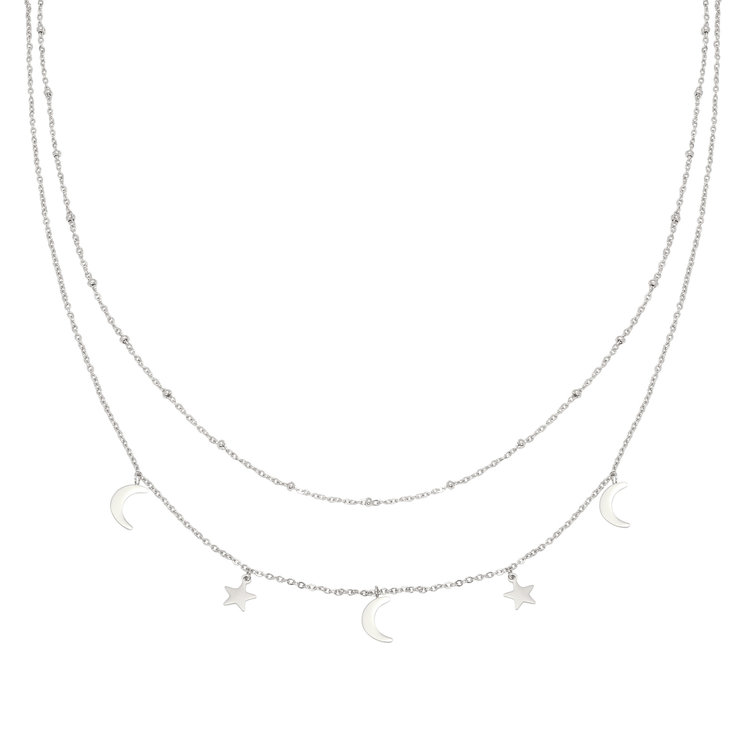 Silver Beyond The Stars Necklace