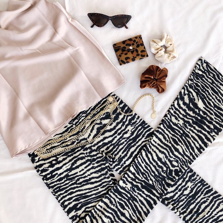 Nouk Zebra Flared Leggings