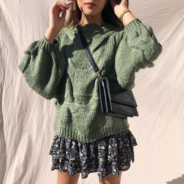 Imani Croco Bag / Black