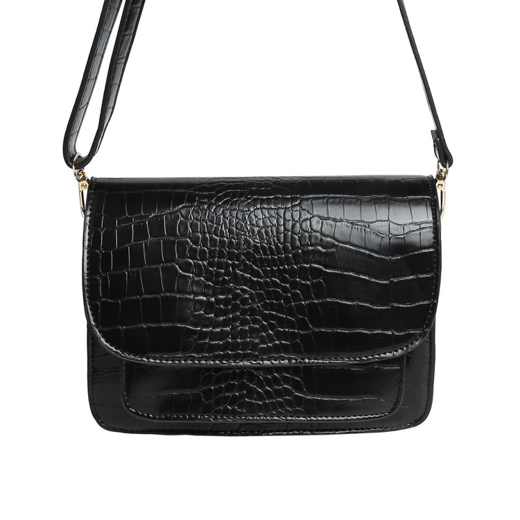 Sage Croco Bag / Black