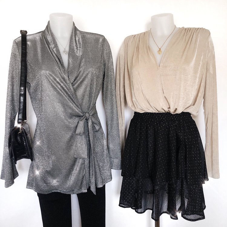 Isabeli Glitter Blazer / Silver