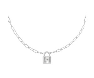 ☆人気☆【STONE HENgE】☆U Lock necklace Silve.r☆N0131☆ ☆人気☆【STONE HENgE】☆U Lock necklace Silve.r☆N0131☆