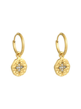 Gold Wishing Star Earrings