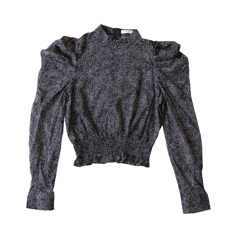 Lucie Dots Blouse / Beige