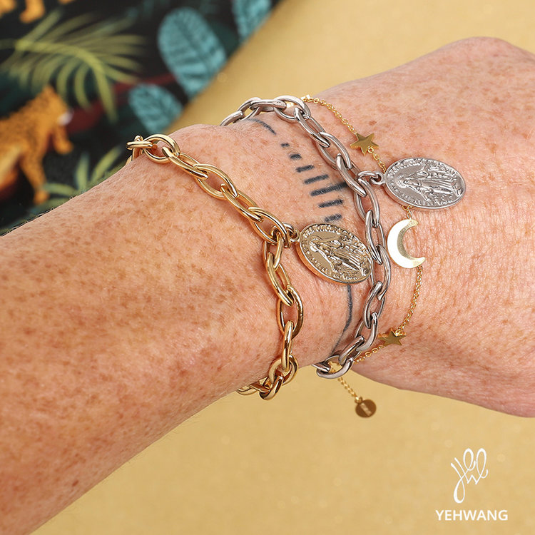 Silver Holy Chain Bracelet