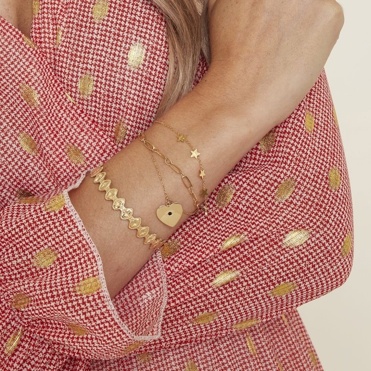 Gold Shining Stars Bracelet