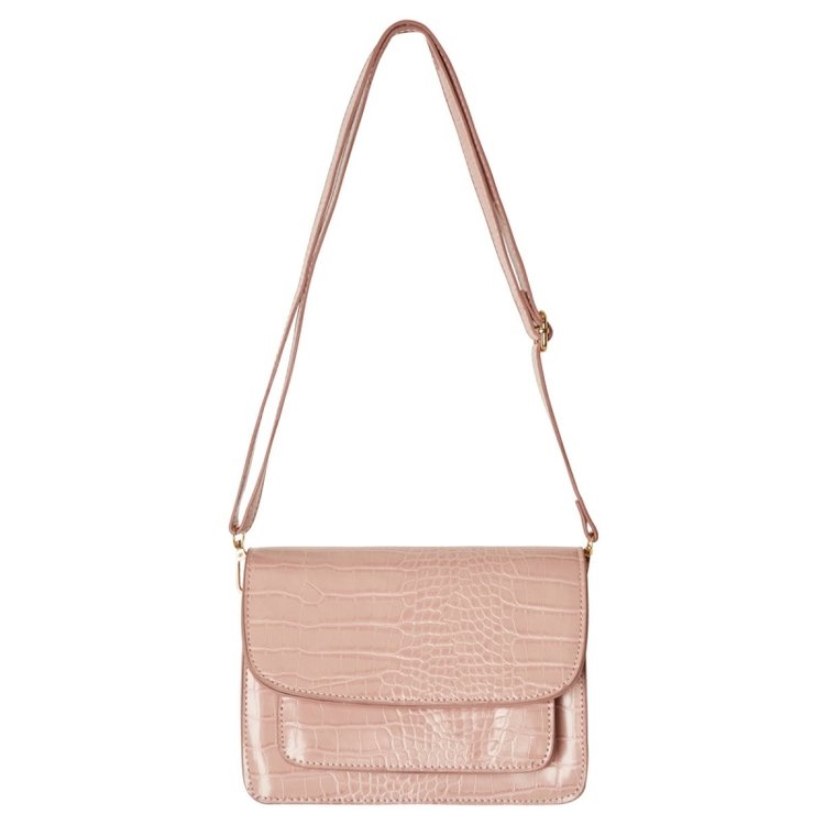 Sage Croco Bag / Pink