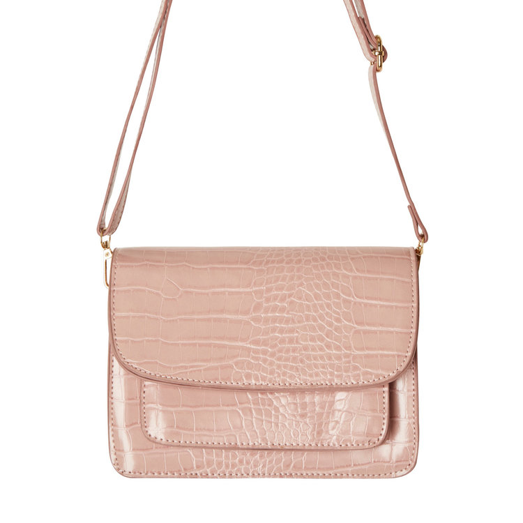 Sage Croco Bag / Pink