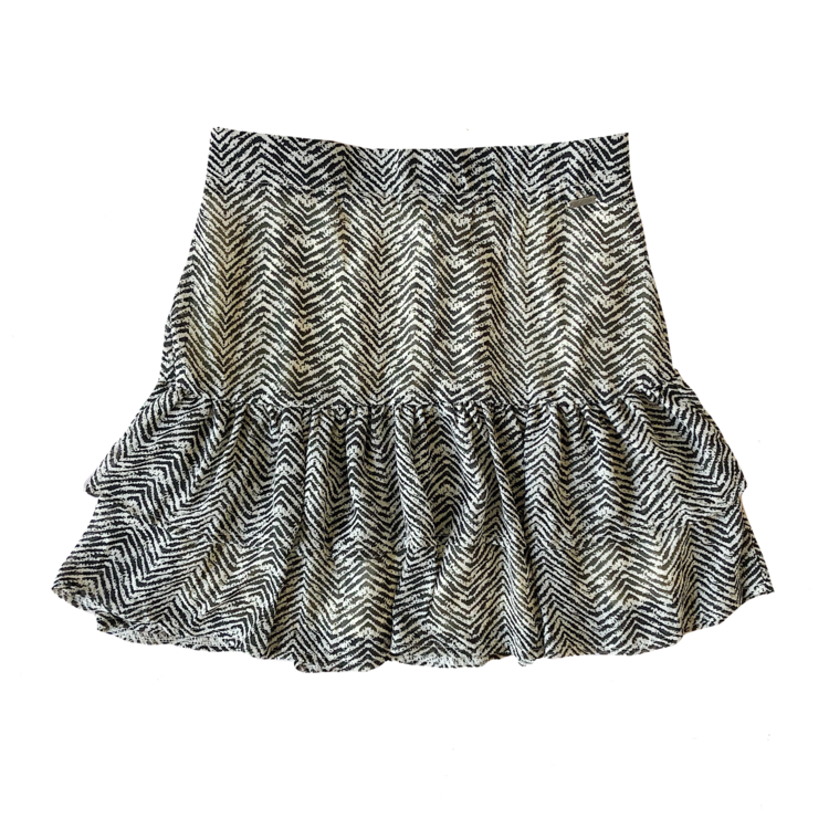 Vivien Herringbone Skirt / Beige