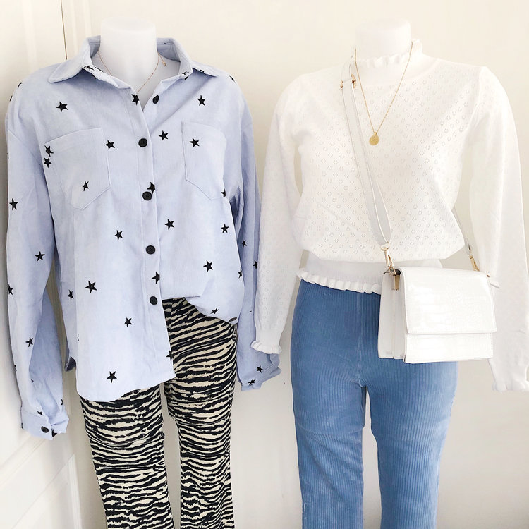 Katie Ruched Top / White