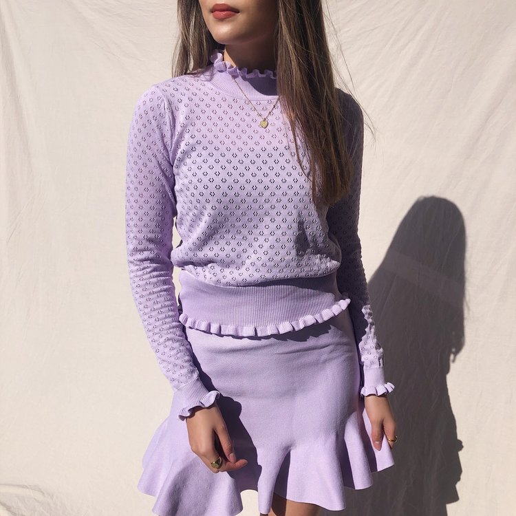 Amara Basic Skirt / Lilac