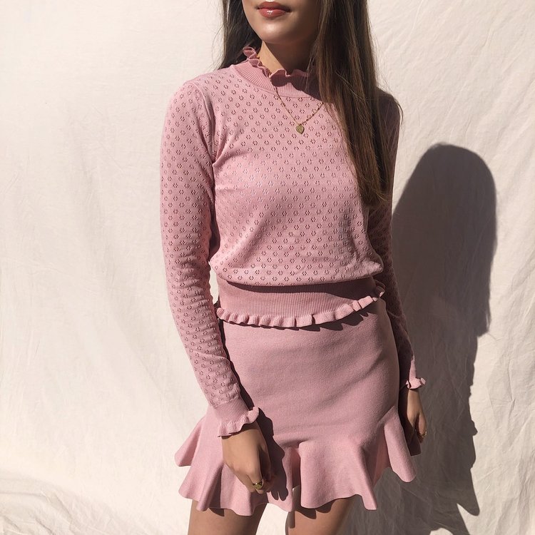 Amara Basic Skirt / Pink