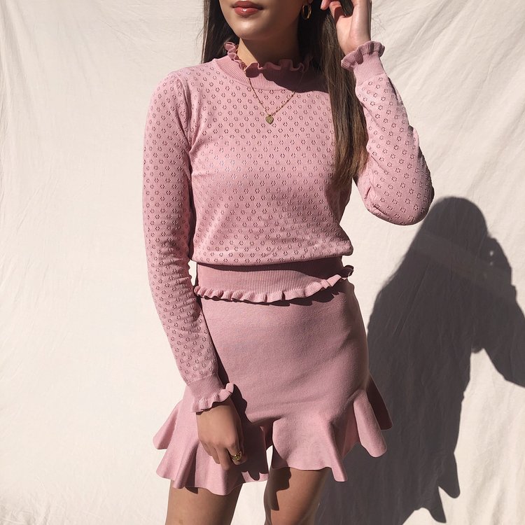 Amara Basic Skirt / Pink