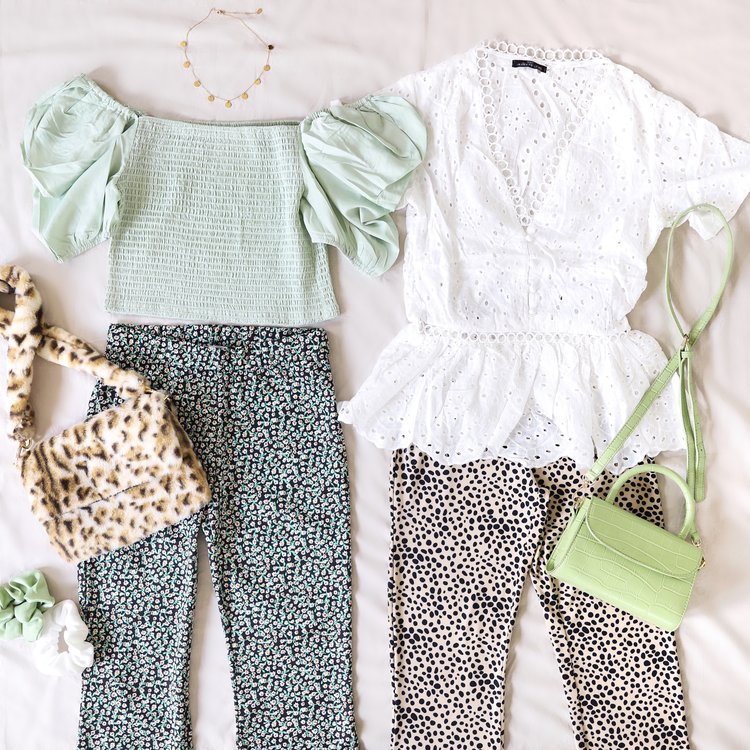 Odette Smock Top / Green