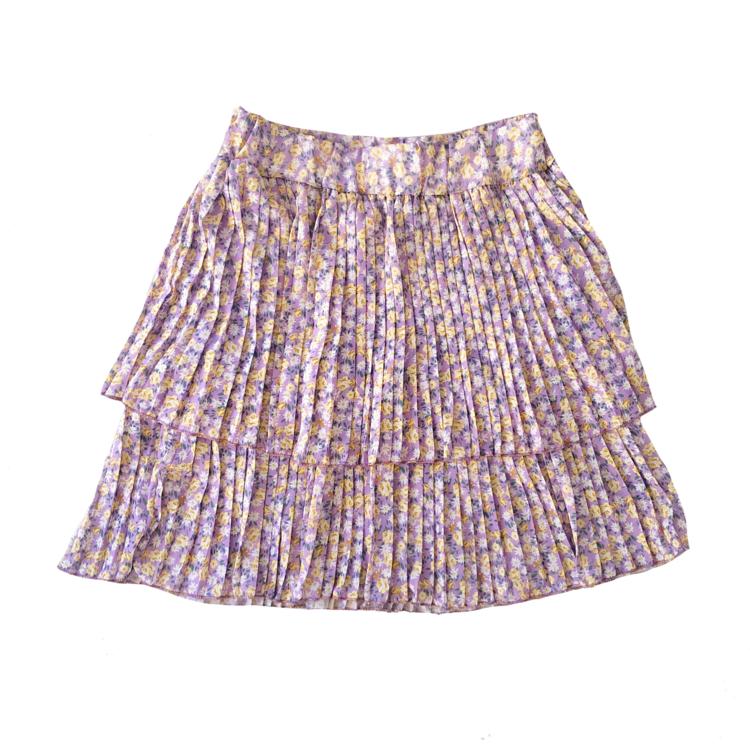 Lily Flower Skirt / Lilac