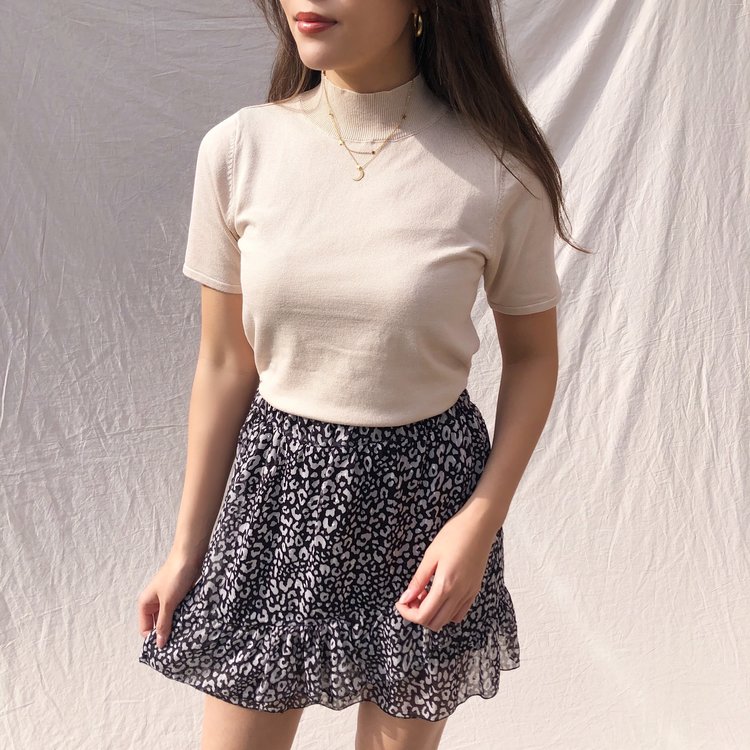 Isla Basic Top / Light Beige
