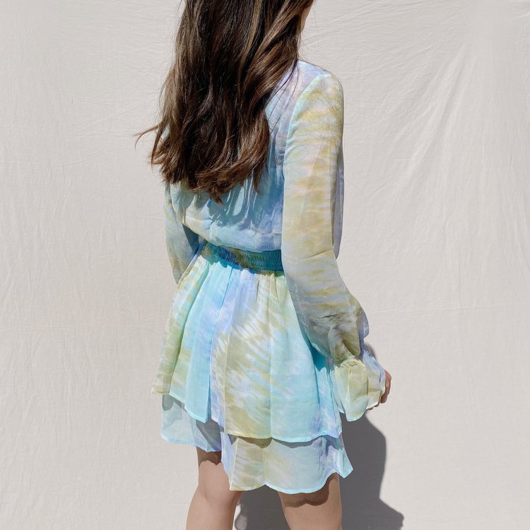 Aurora Tie Dye Dress / Multi