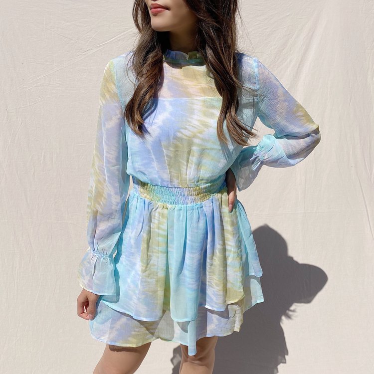 Aurora Tie Dye Dress / Multi