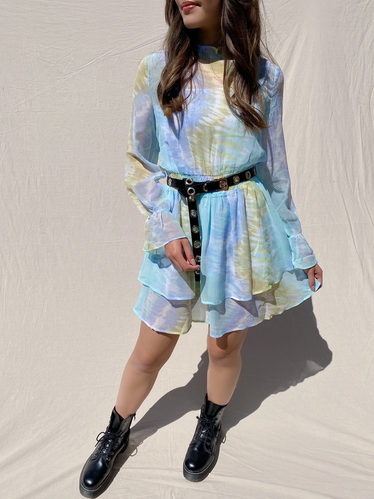 Aurora Tie Dye Dress / Multi