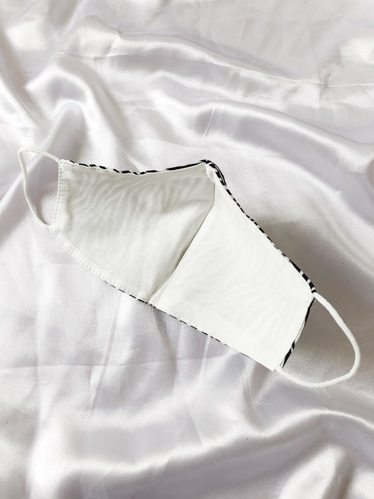 Cotton Face Mask / Zebra