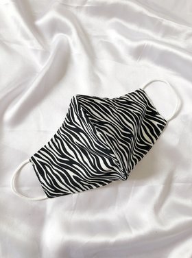 Cotton Face Mask / Zebra