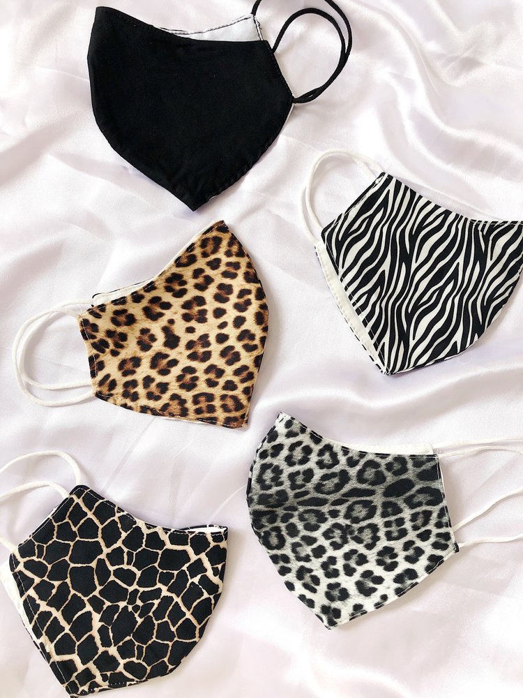 Cotton Face Mask / Zebra