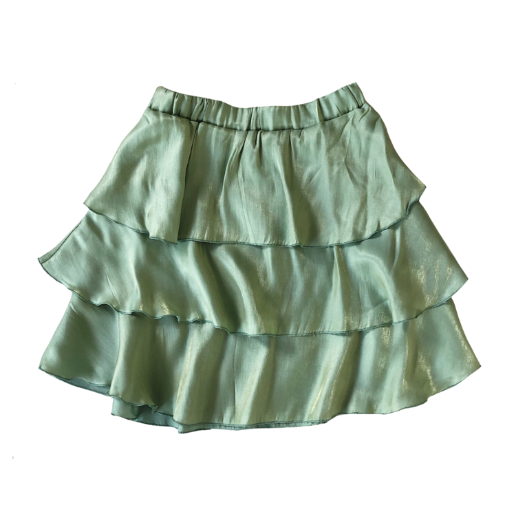 Elsa Silky Skirt / Green