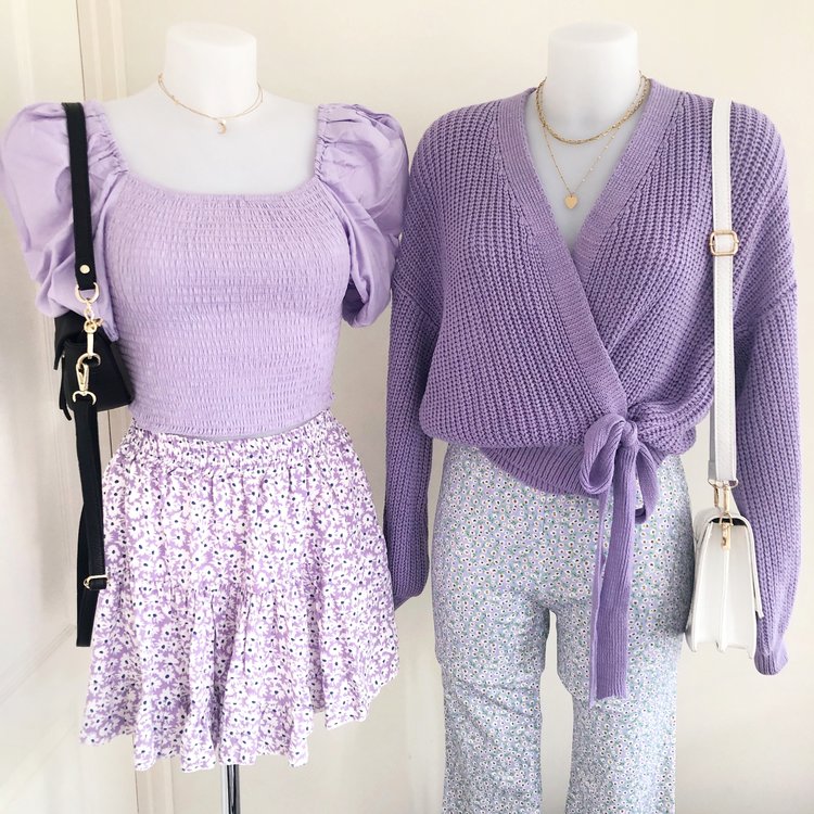 Odette Smock Top / Lilac
