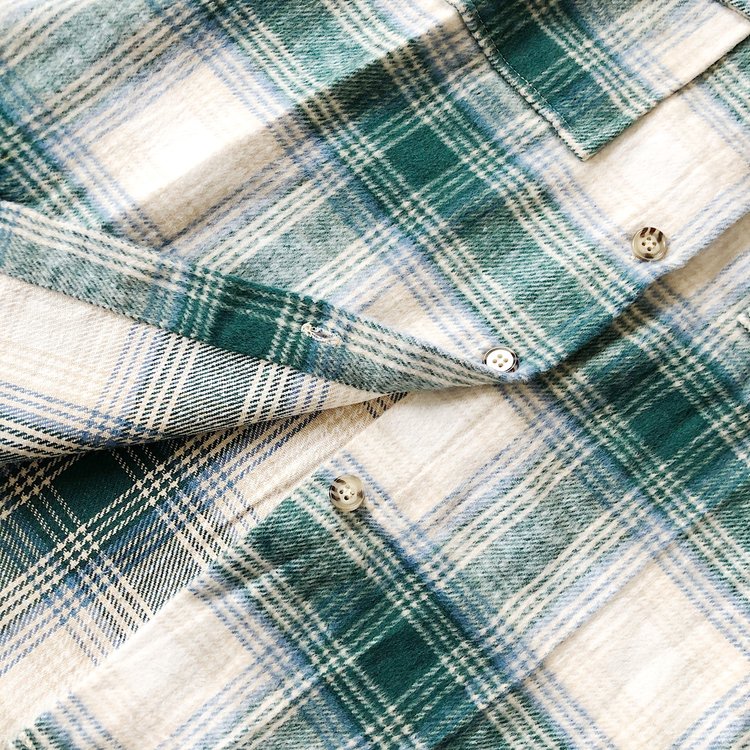 Isadora Checkered Blouse / Green