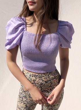 Odette Smock Top / Lilac