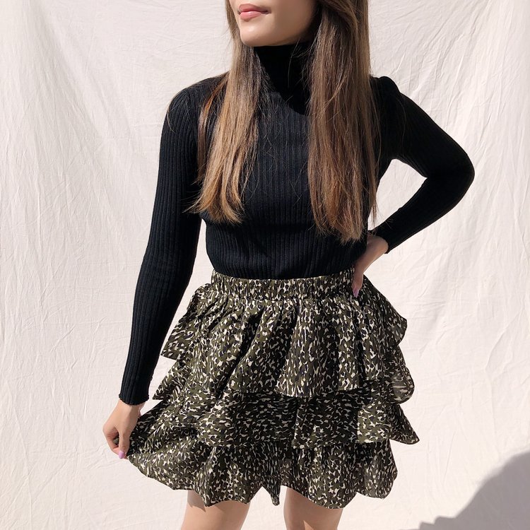 Elin Ribbed Top / Black