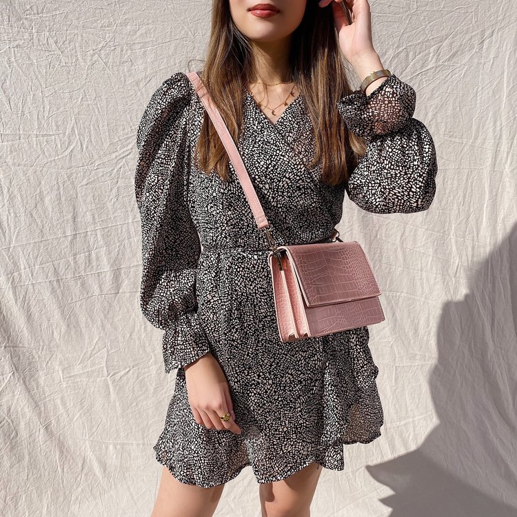 Imani Croco Bag / Pink