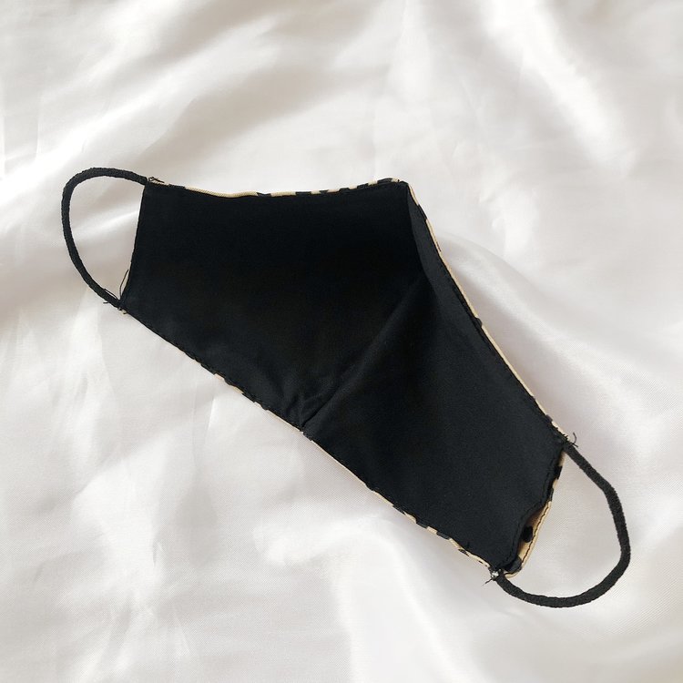 Cotton Face Mask / Camel Dots