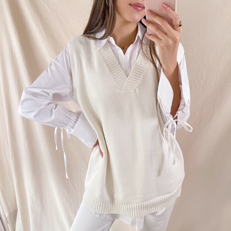 Nikee Basic Spencer / Off white